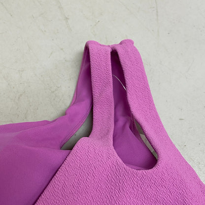 Calia Womens One Shoulder LL Top Geranium Purple Solid WSA22210T