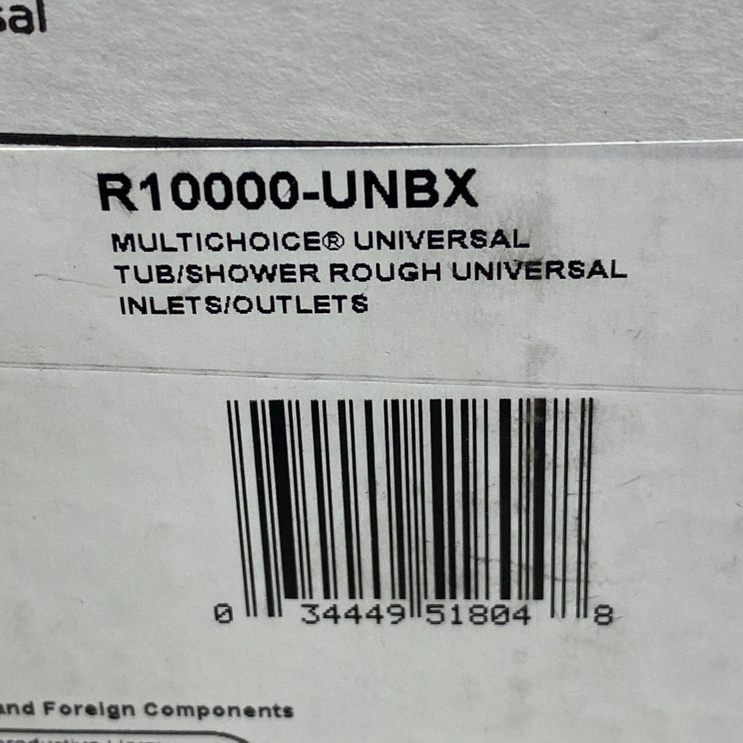 Delta MultiChoice Universal Tub & Shower Valve Body R10000‑UNBX