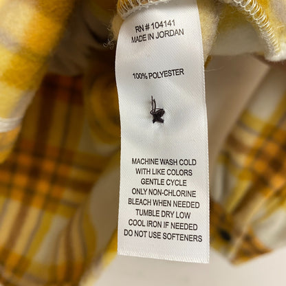 ALPINE WOMENS W AD WAYFARER OF FLC SHIRT JACKET PUMPKIN PATCH PLAID ADW23101P