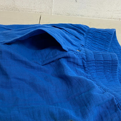 CALIA Women's Mid Rise Inverted Pleat Pull On Swim Short Royal Blue WSA23918N