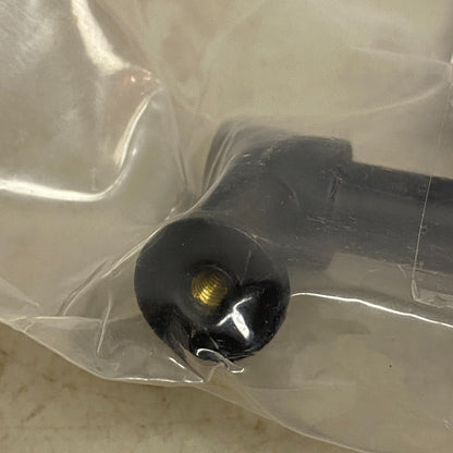 Signature Hardware 3-3/4" Lazzara Cabinet Pull Black Leather - Matte Black