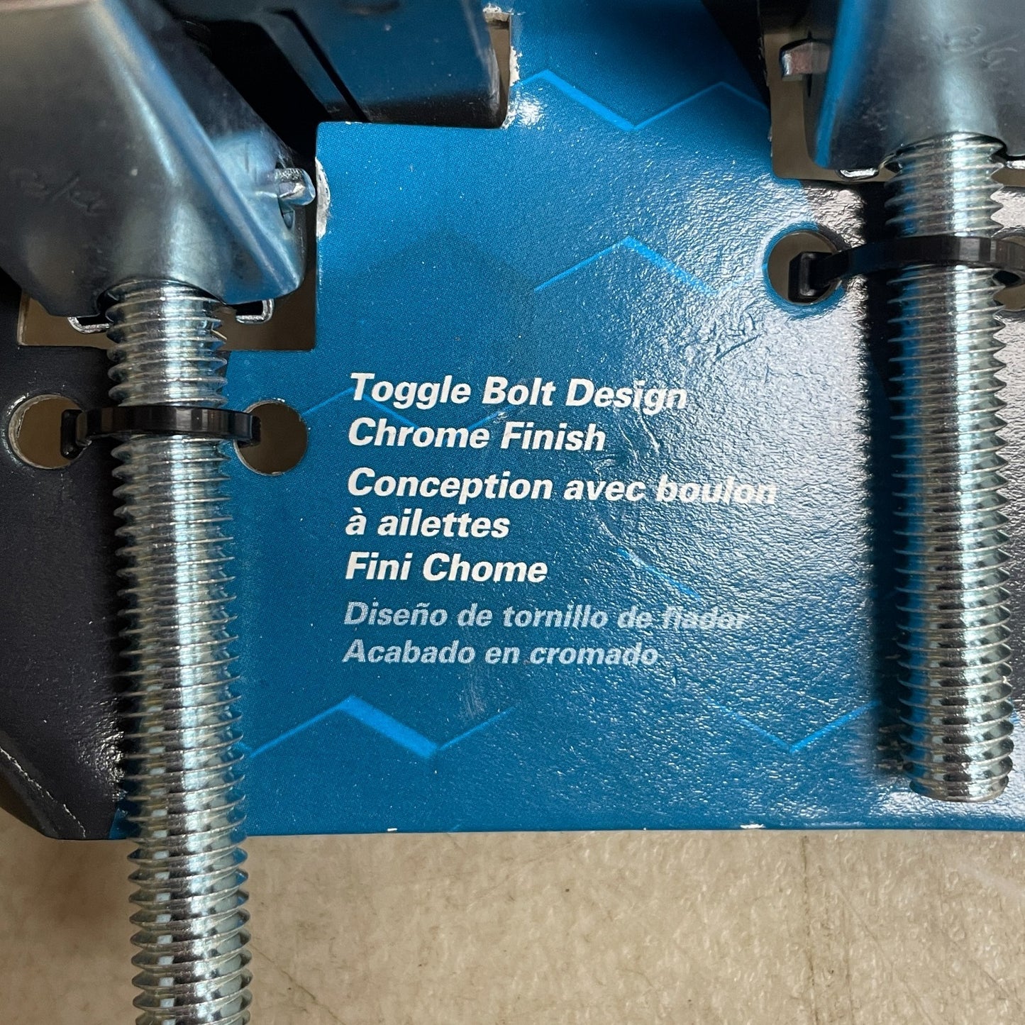 KEEPER 05648 Chrome Anchor Point 2 Pack 1,000 lb Tie-Down Rings Truck Trailer