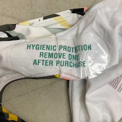 CALIA Women's High Rise Shirred V Front Swim Bottom Multi Palm  WSA23407PRT