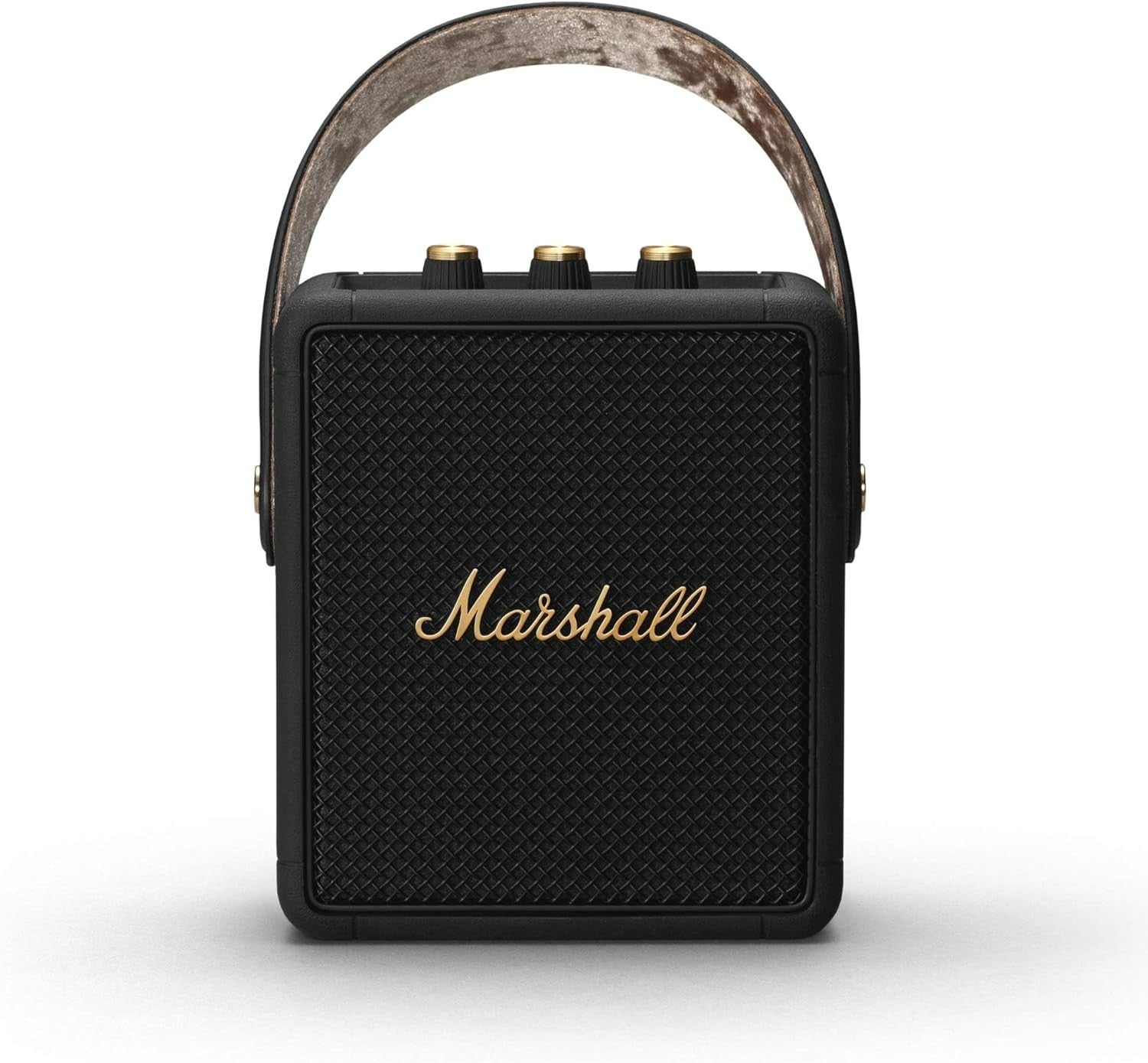 Marshall Stockwell II Portable Bluetooth Speaker Black Brass