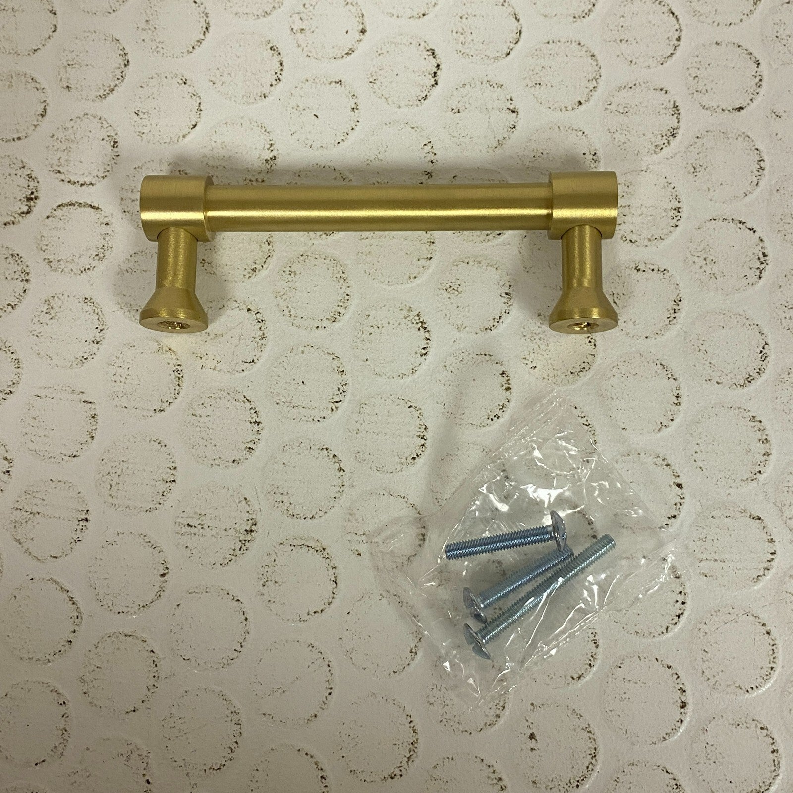Signature Hardware 3-3/4" Strasbourg Solid Brass Cabinet Pull - Satin Brass