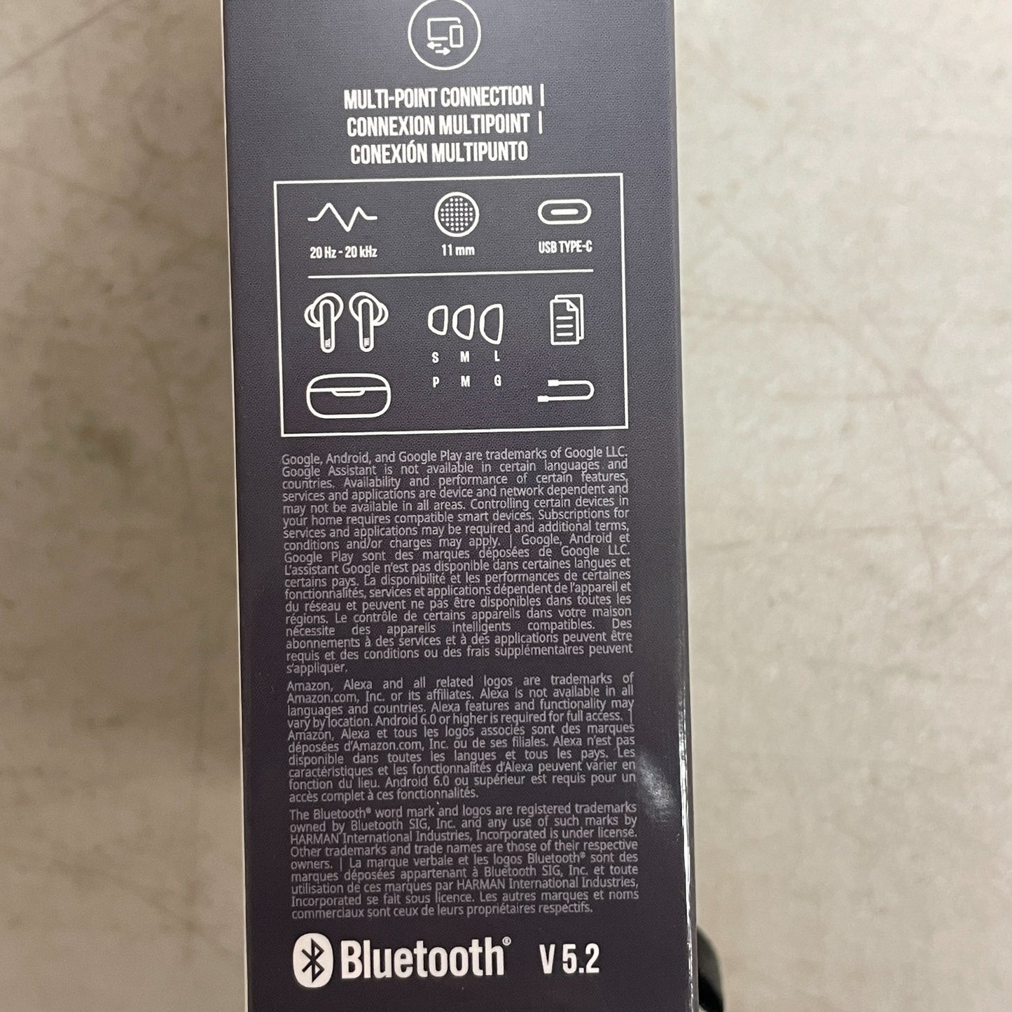 JBL Live Pro 2 True-Wireless Noise Canceling Headphones In Ear Earbuds Black NIB