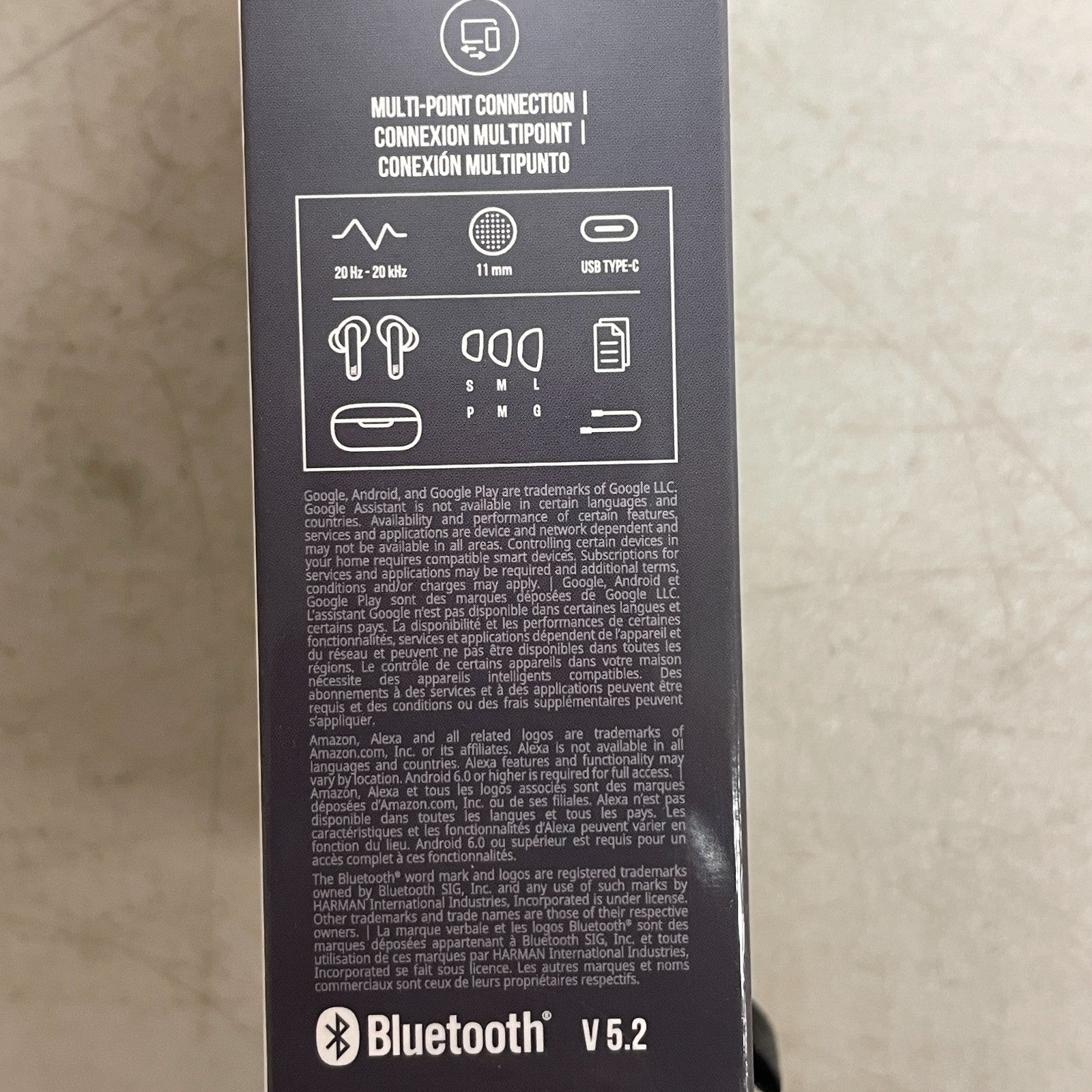 JBL Live Pro 2 True-Wireless Noise Canceling Headphones In Ear Earbuds Black NIB