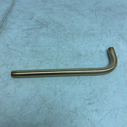 Signature Hardware 12'' Shower Arm & Flange - Brushed Gold SHRSA123BG