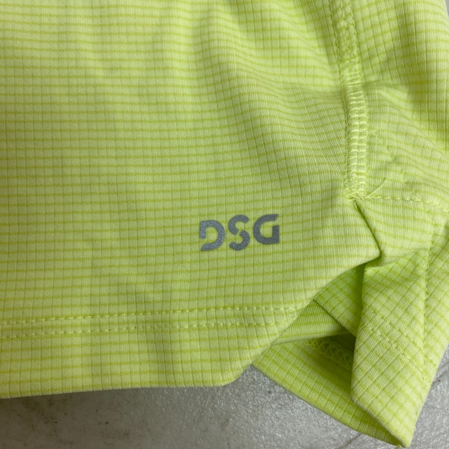 DSG Men's Running Polyester Short Sleeve T-Shirt Fresh Lime DAM12204 New