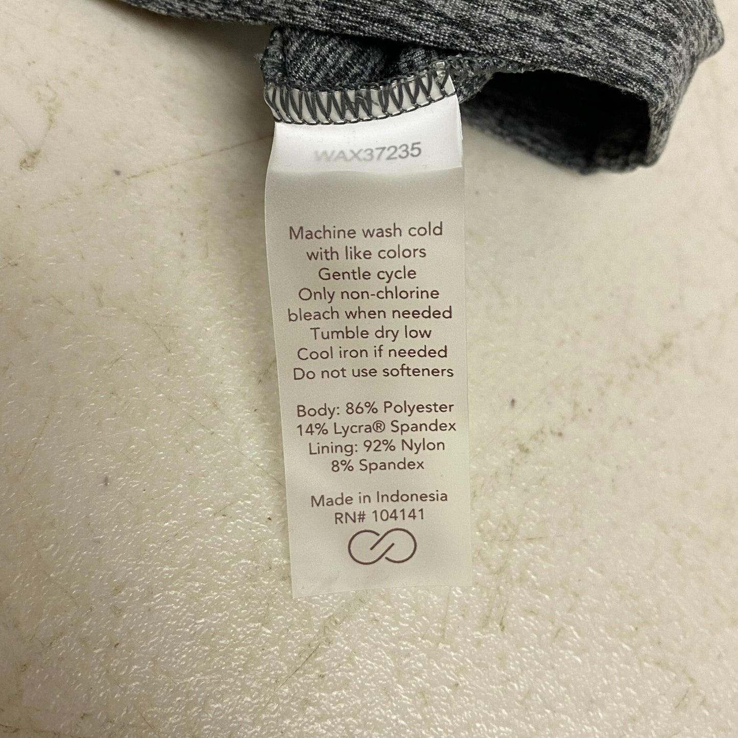 CALIA Women's LustraLux Brami Smog Racerback Summer Stylish Trendy WAX37235