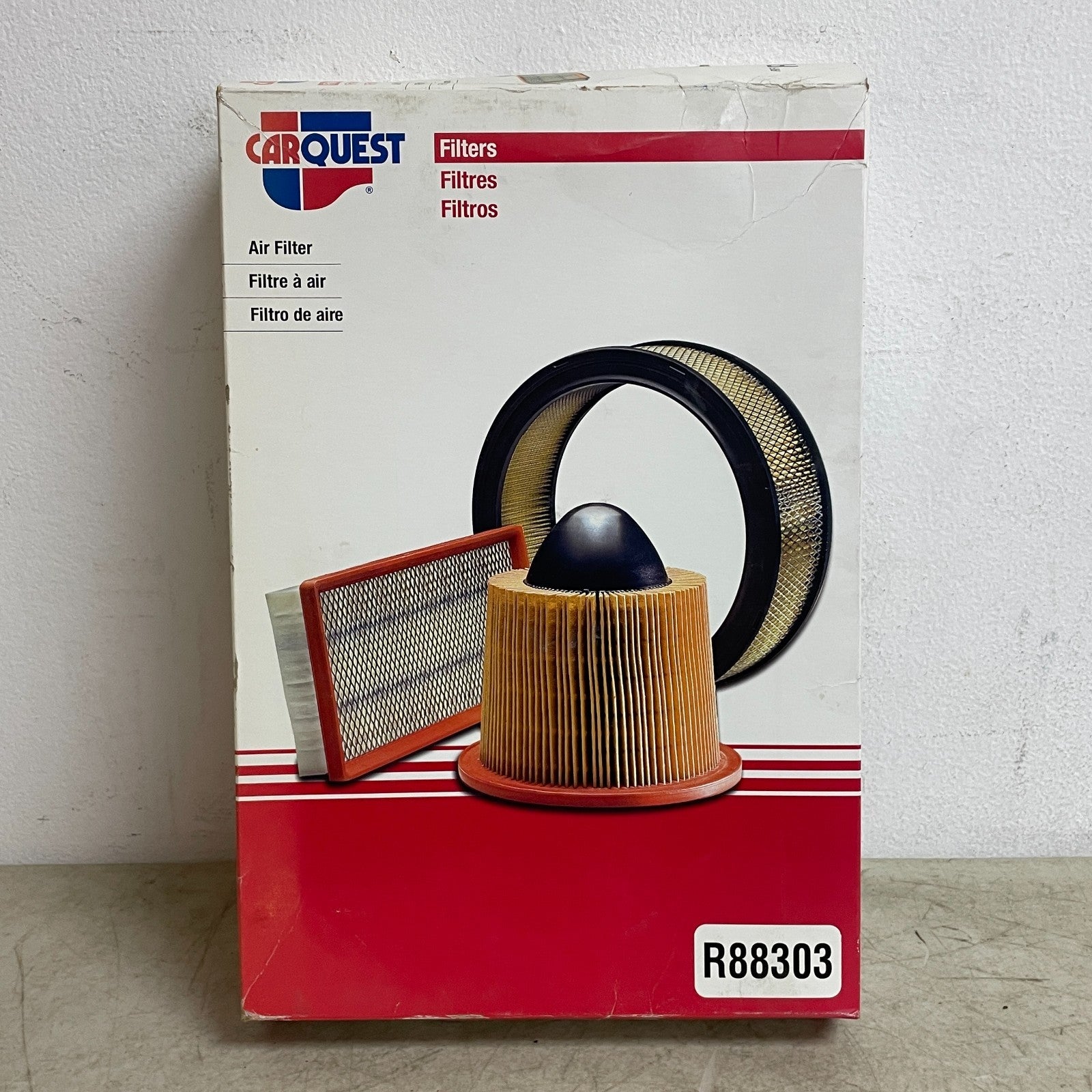 Carquest R88303 Engine Air Filter OE Fit 11.9" × 7.25" × 1.97" Polyurethane