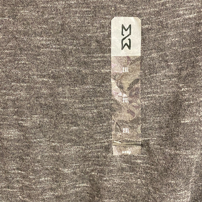 Mutual Weave Long Sleeve Crew Neck Sweater Size 2XL Color Dark Charcoal Heather