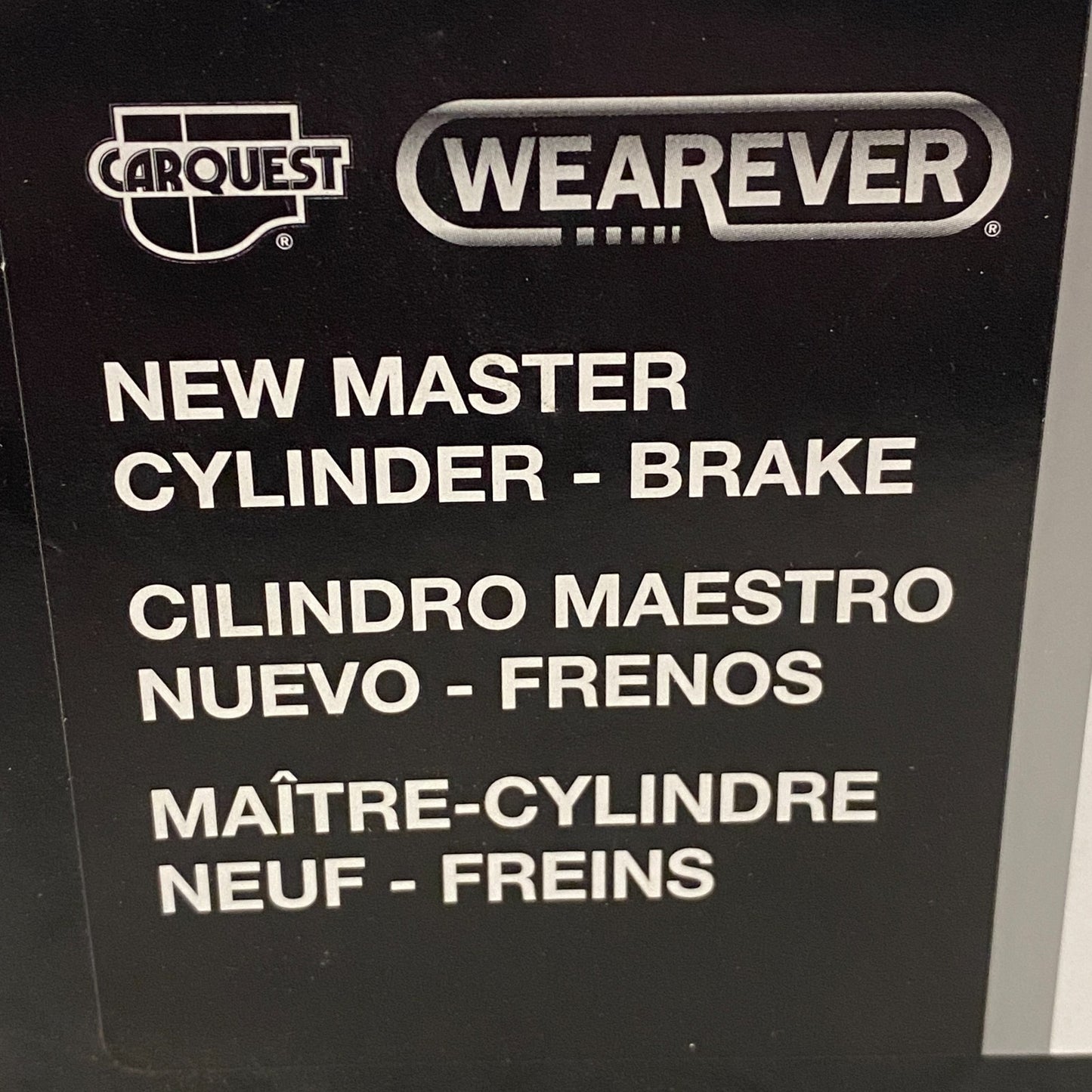 CARQUEST Wearever Brake Master Cylinder 15/16″ Bore w/ Reservoir MCA390044