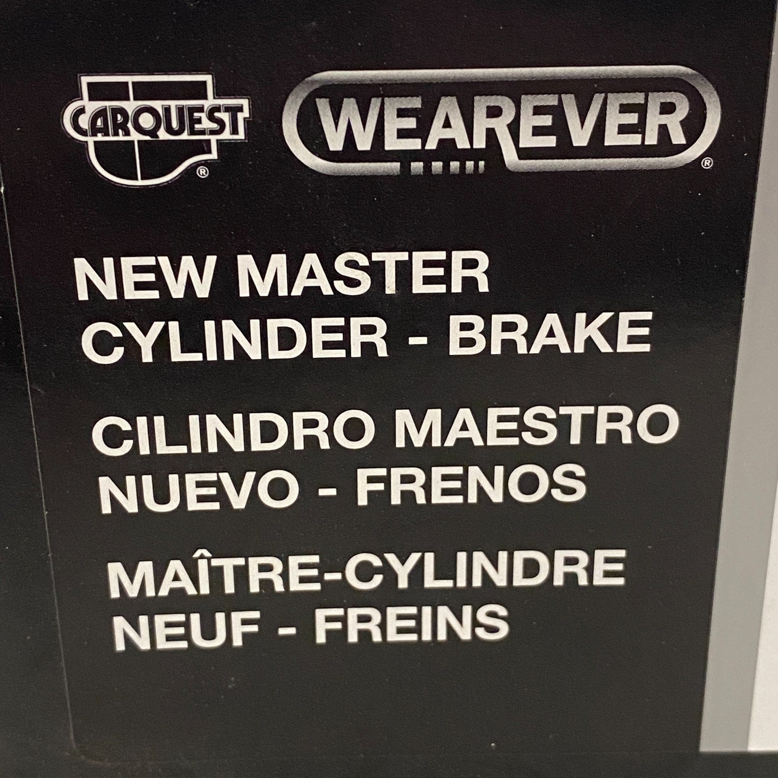 CARQUEST Wearever Brake Master Cylinder 15/16″ Bore w/ Reservoir MCA390044
