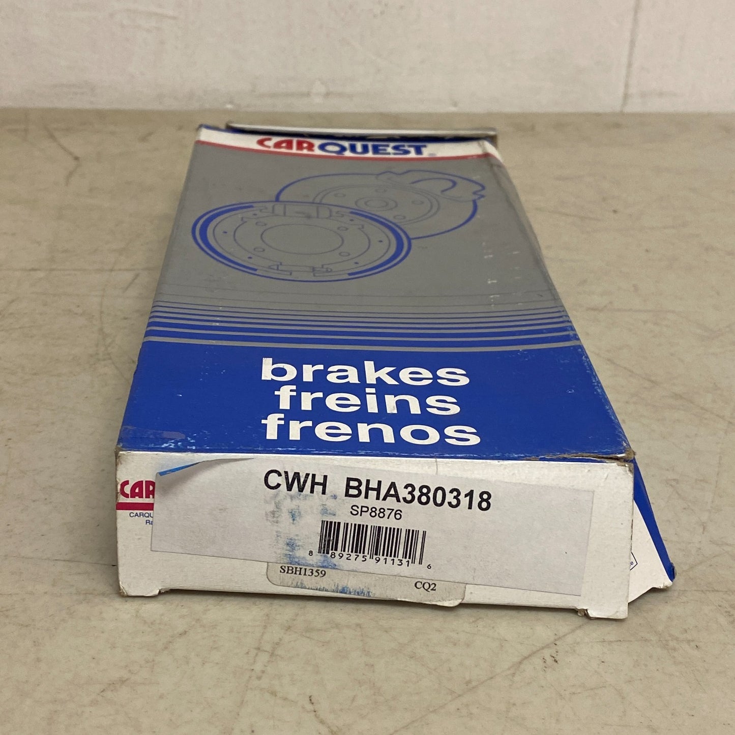 CARQUEST Brake Hydraulic Hose Assembly Black EPDM Rubber Model BHA380318