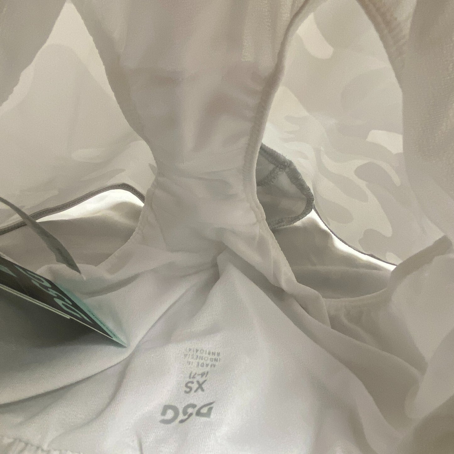 DSG Girls' Mid Rise Stride Run Shorts Camo Pure White Summer DAG12116PRT