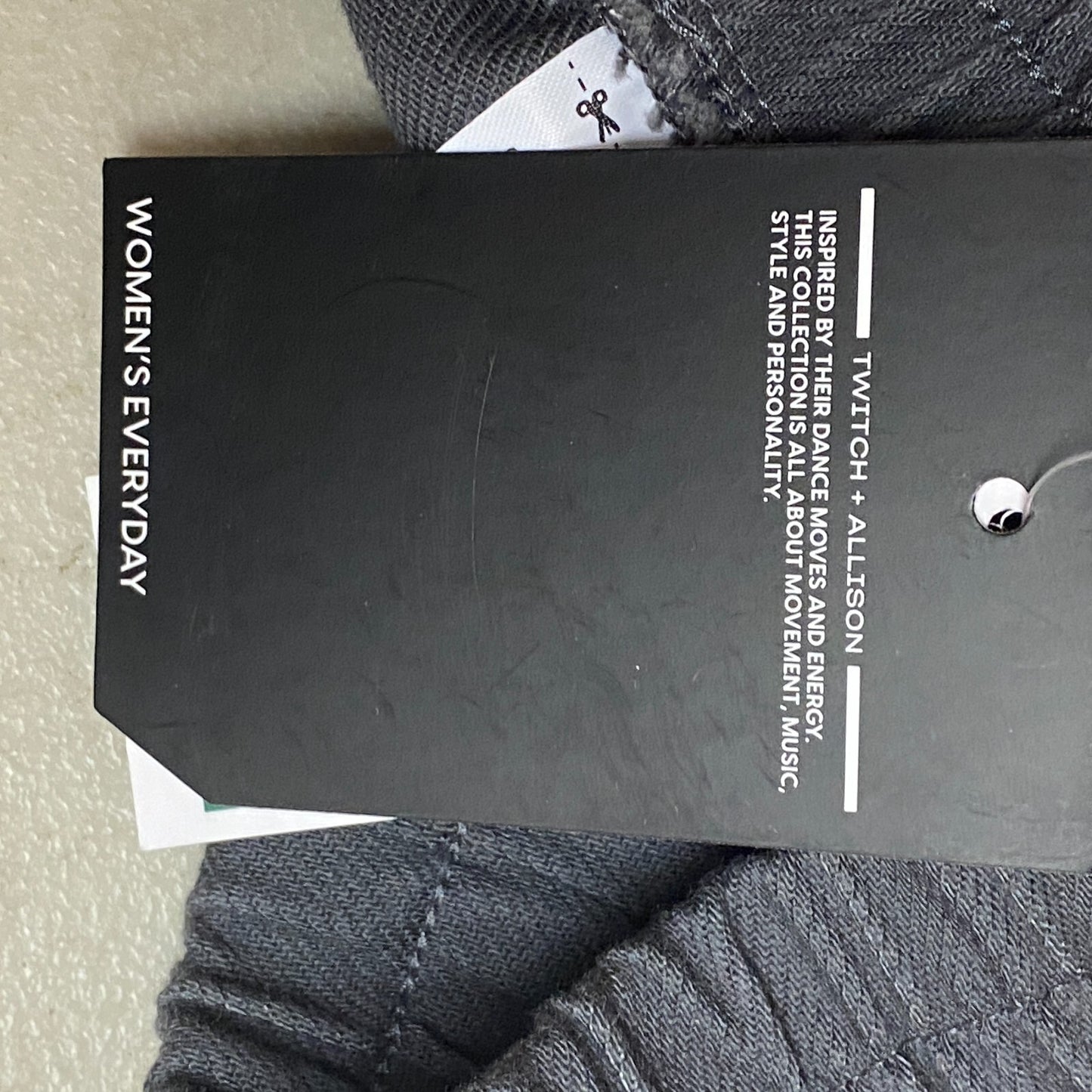 DSG Twitch + Allison  Women's Twill Jogger Carbon Grey BOSSW22309