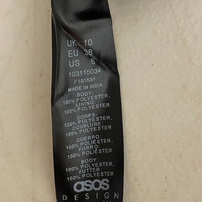 Asos Design Forest Green polyester Women's Dress US size 6