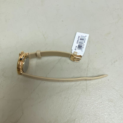 Armitron Rose Gold with butterfly Bessel Beige Band Women's Watch 75/5752RG