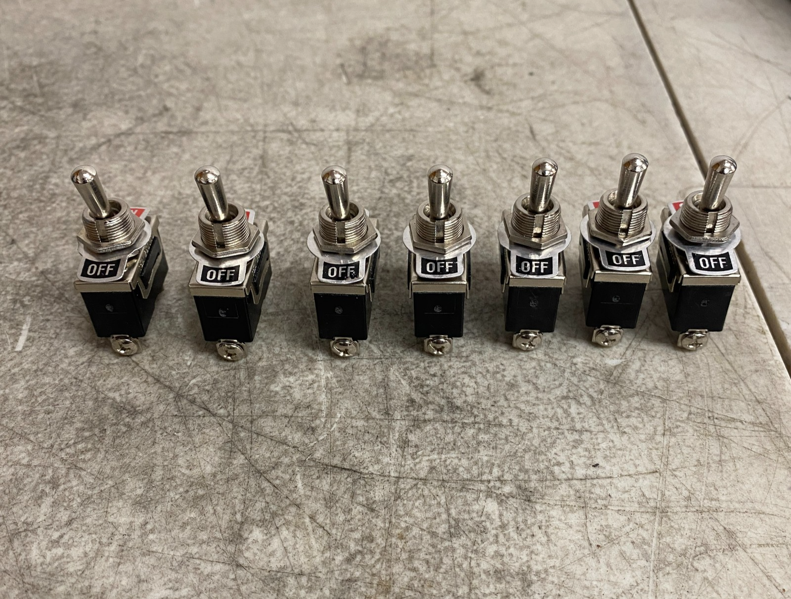 COROTC 12V 20A Waterproof Toggle Switch SPST 2-Pin ON/OFF 8-Pack Universal Car