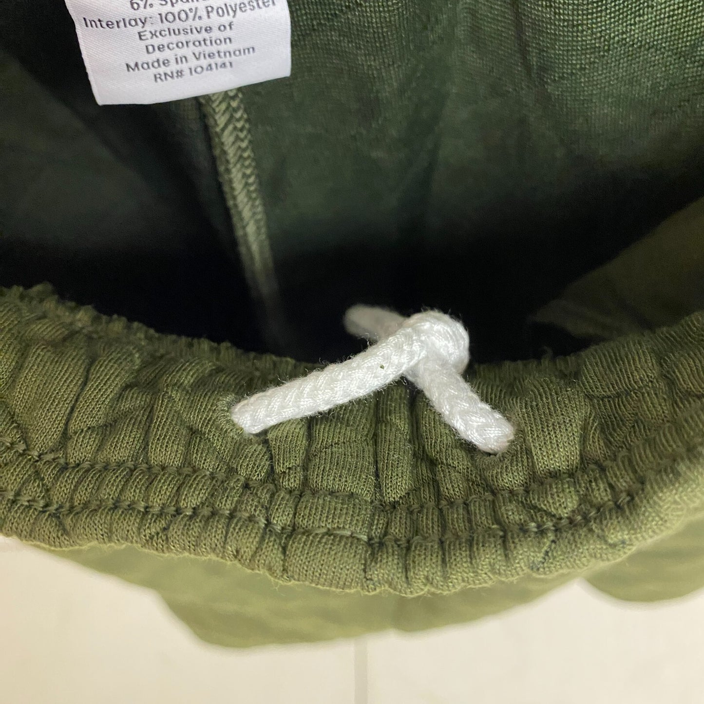 DSG Quilted Womens boyfriend Shorts Inky Olive  Relaxed DAW23412