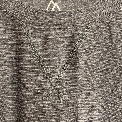 Alpine Design Mens AD M Active Long Sleeve Tee Dark Grey Heather ADM23205 New!