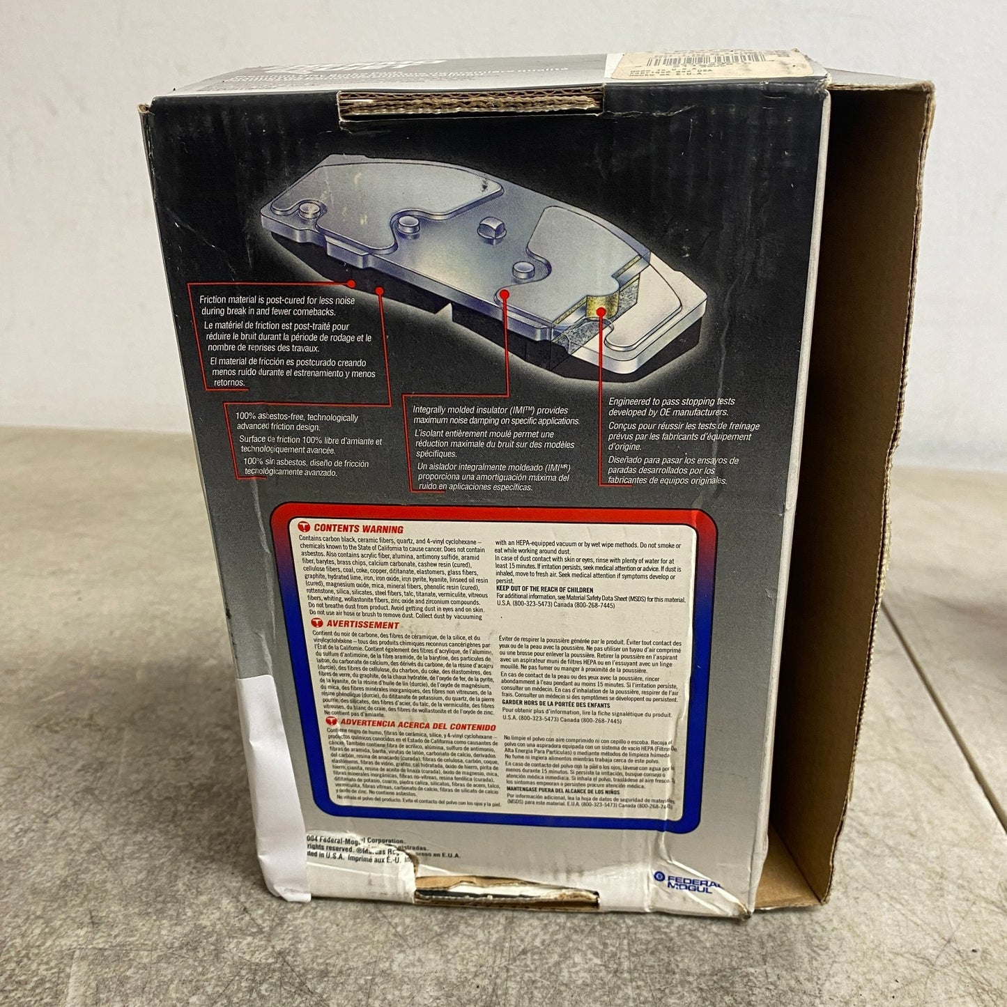 Wagner PD722 Brake Pads ThermoQuiet Ceramic Front 1997-2001 Subaru Impreza