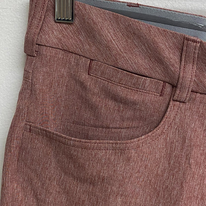 Walter Hagen Mens P11 Novelty Pocket Pant New Maroon/ White Htr Slim MGA35125VC