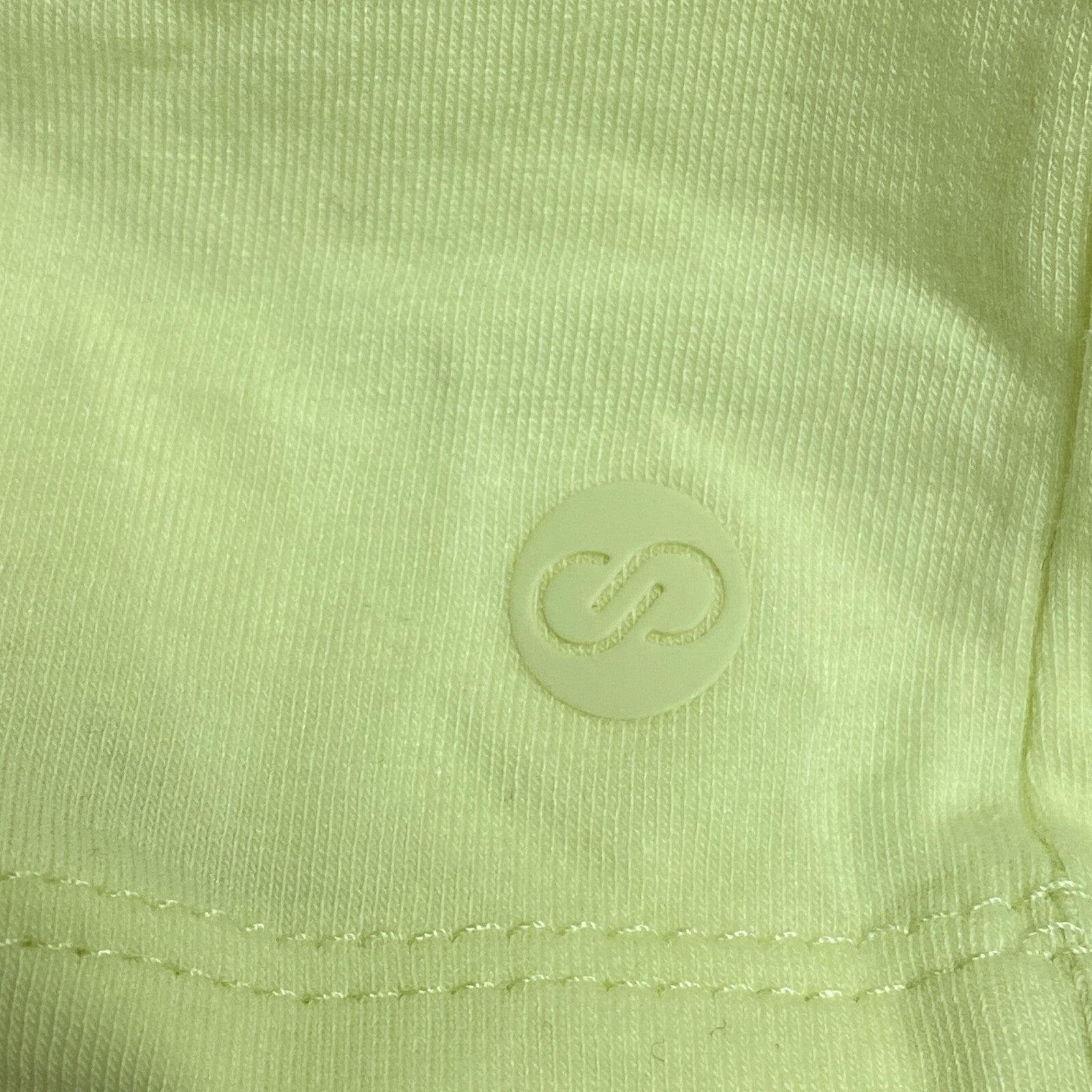 Calia Women's Everyday Relaxed CrewNeck T-Shirt  Lemon Sorbet WAX11251 Brand New