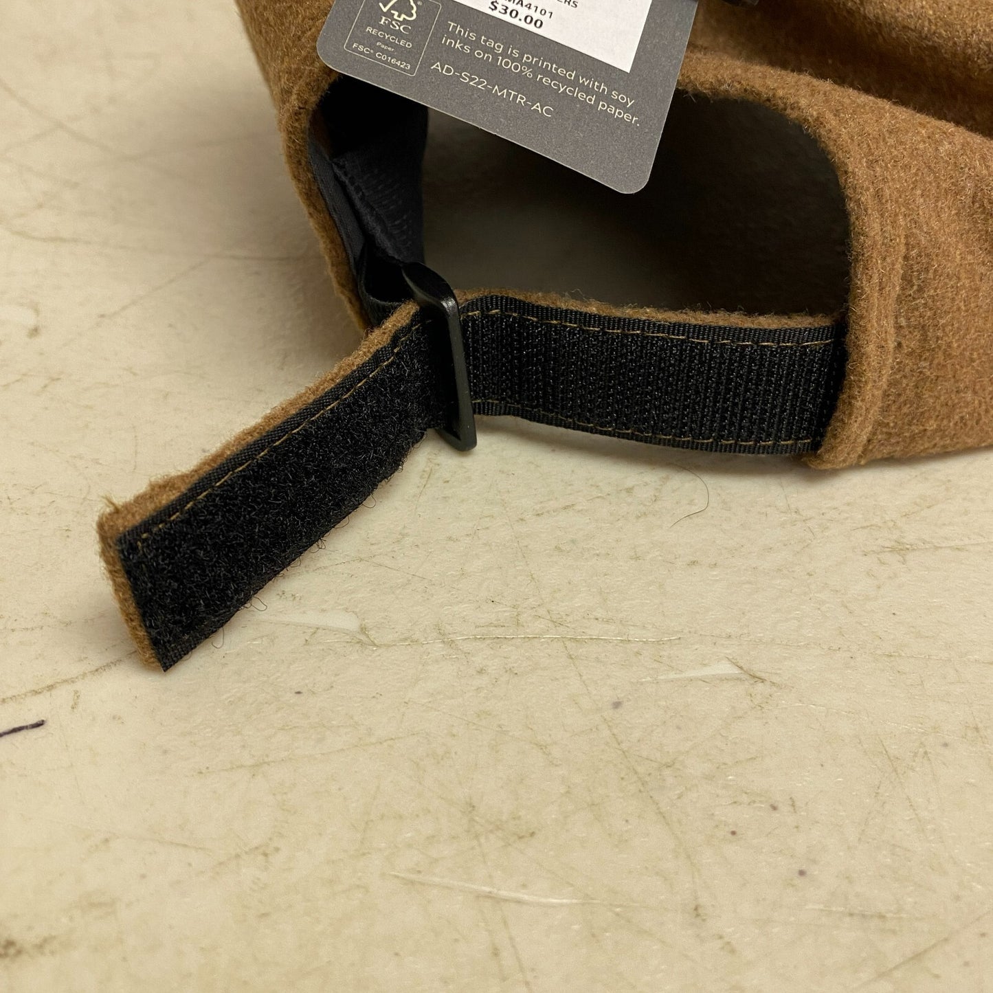 Alpine Design Men's Faux Melton Patch Cap, Olive