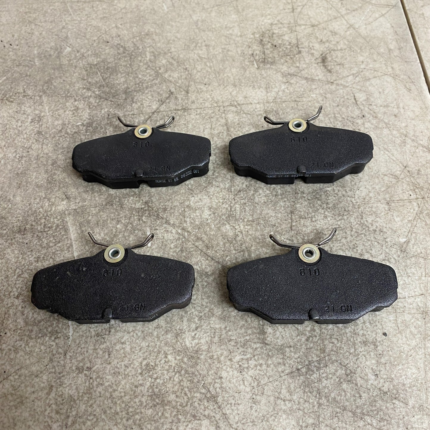 Parts Master MD610 Rear Brake Pads Semi-Metallic 1993-2007 Ford Taurus Sable