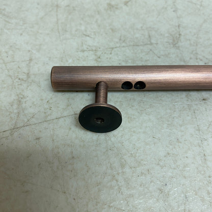 Signature Hardware 6" DIEHL ADJUSTABLE ROUND BRASS DRAWER PULL- ANTIQUE COPPER
