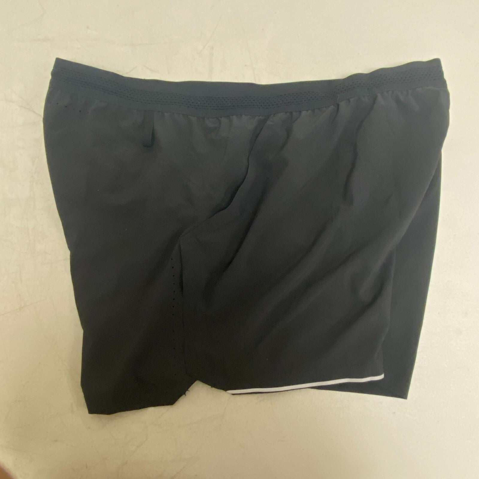 VRST Mens Enthusiast 5" Run Short Pure Black Summer Stylish Trendy MAX200443