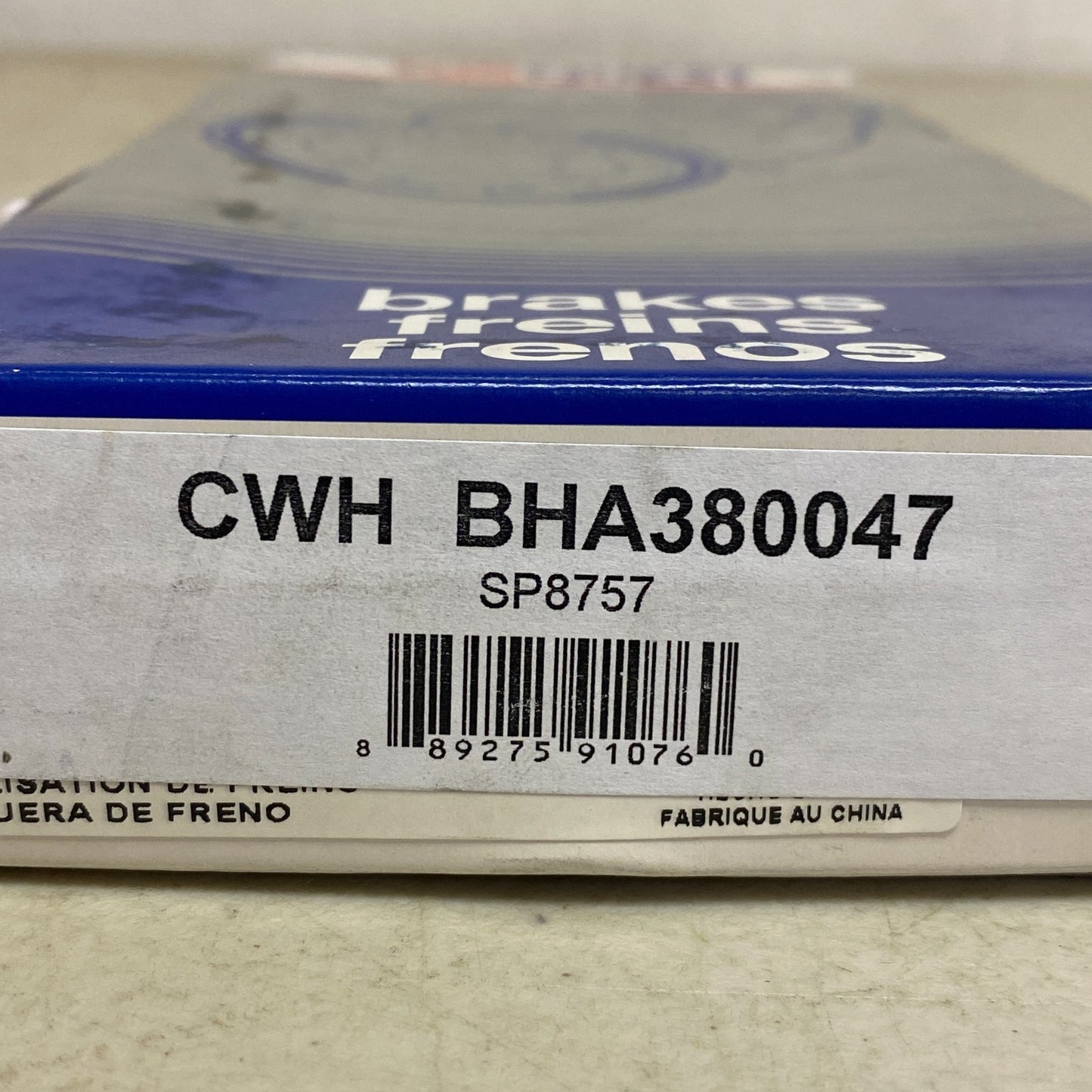 CARQUEST BHA380047 Brake Hydraulic Hose Assembly Black EPDM Rubber