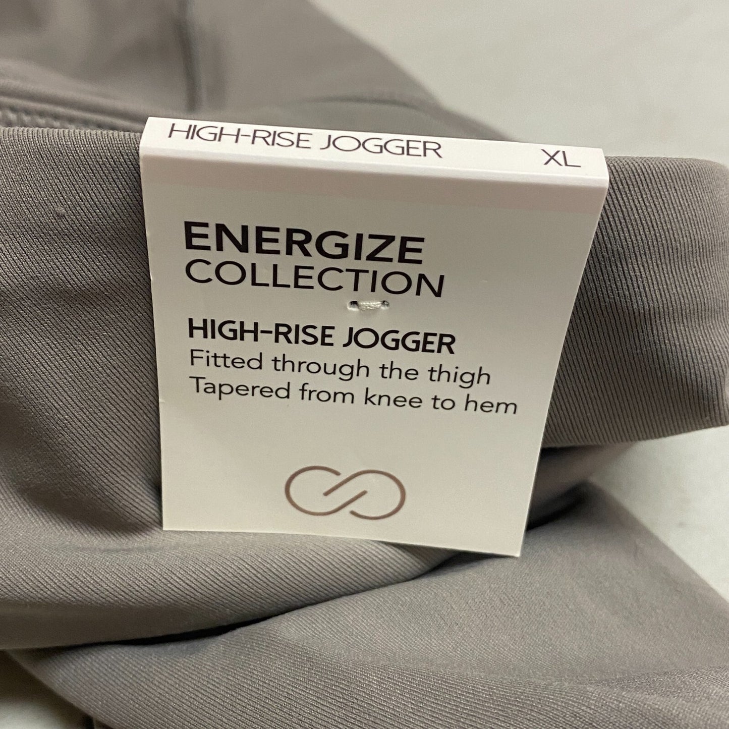 CALIA Women's Energize High Rise Jogger Relaxed Fit Dark Grey WAX32198MF New