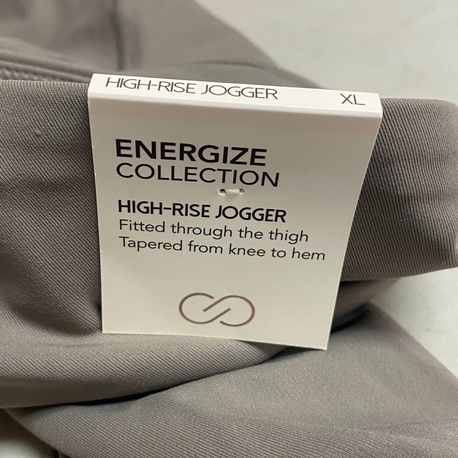 CALIA Women's Energize High Rise Jogger Relaxed Fit Dark Grey WAX32198MF New