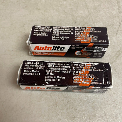 Autolite Iridium XP Spark Plug 0.6mm Fine-Wire 14mm Flat Seat 2 Pack XP5224