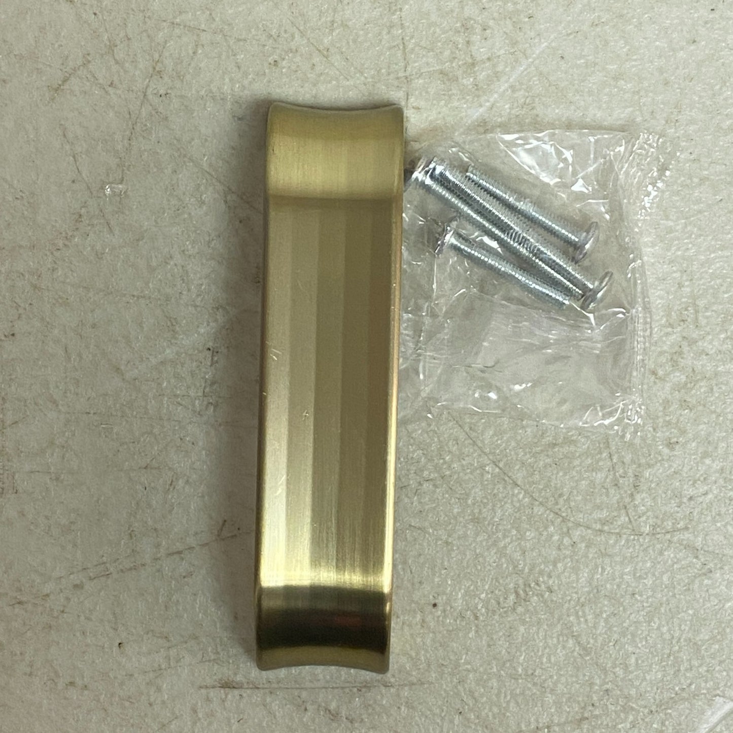 Signature Hardware 5-1/16" Dolorue Arched Cabinet Pull - Golden Champagne