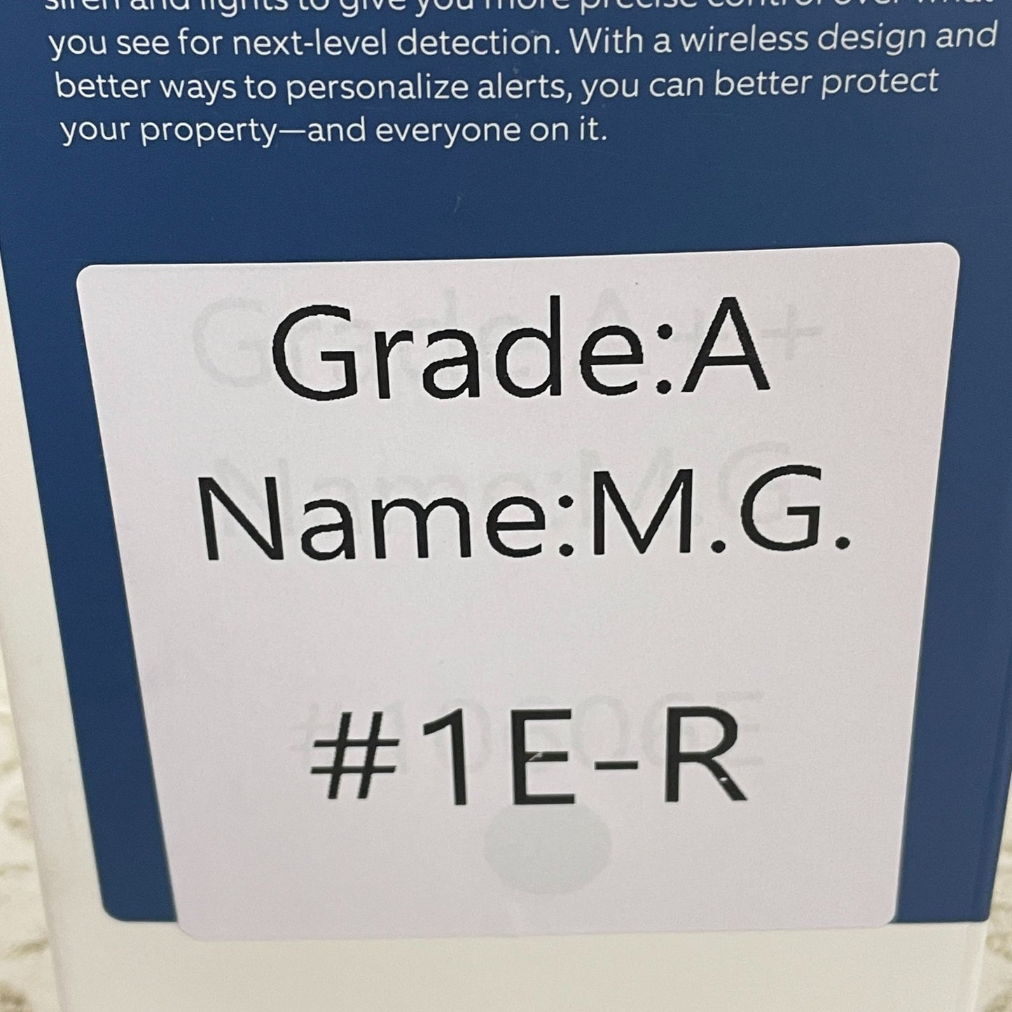 Ring Spotlight Cam Pro Wireless 1080p Battery Surveillance Camera - White