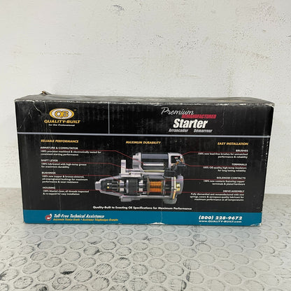 Quality-Built 17740 Remanufactured Starter Motor 12V