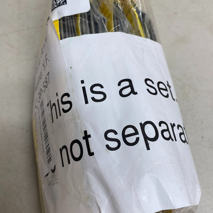 Little Trees Black Ice Hanging Car Air Freshener 6 Pack Set of 4 Long Lasting