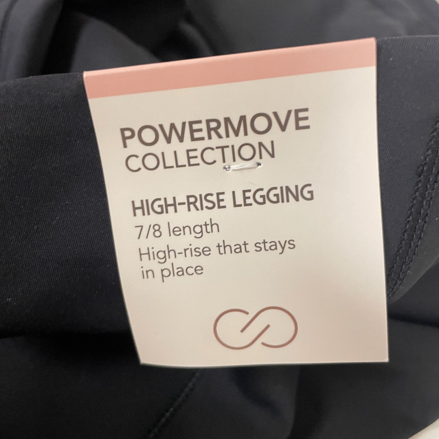 Calia Womenâs PowerMove 7/8 Pocket High Rise Legging Pure Black WAX32257WP