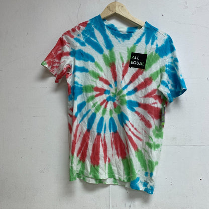 DSG Boys' Tie Dye Cotton Graphic T-Shirt Coral / Blue / Green Equal TD DAB12100