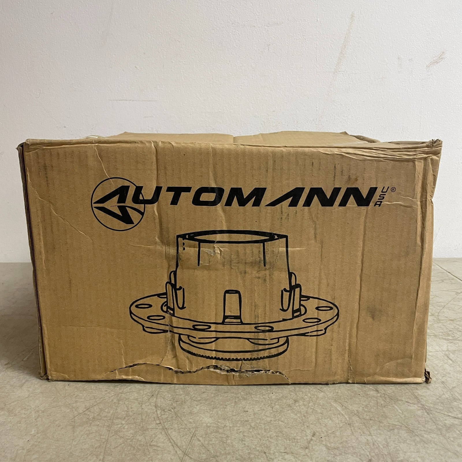 Automann 150.T1101.S1 10-Bolt Outboard Mount Aluminum Hub 11.25" Bolt Circle