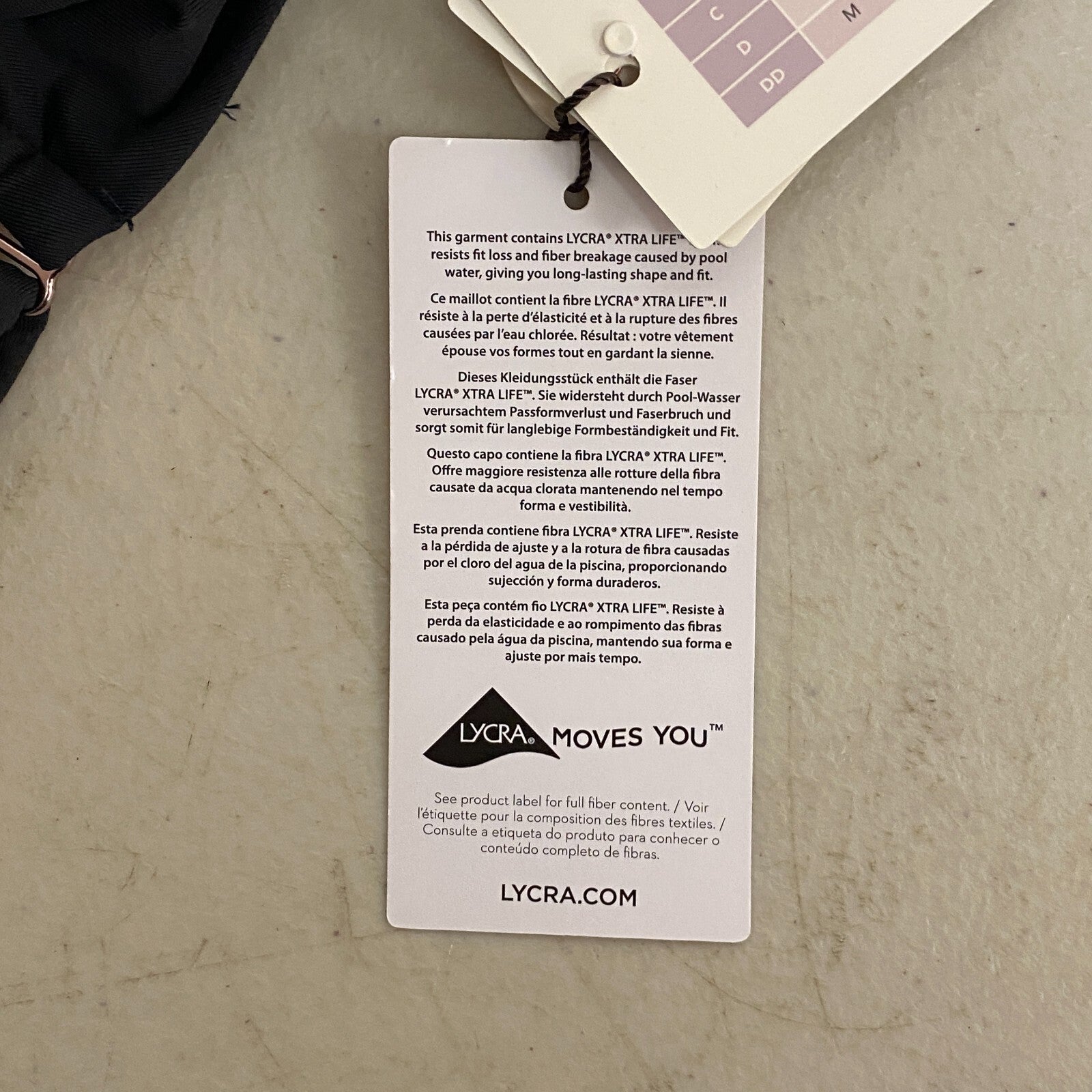 Calia Women's Swim Bikini Top Power Sculpt High Support Top Pure Black WSA22208