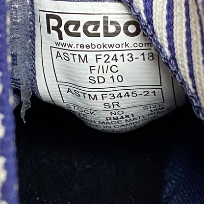 Reebok Women's HIIT TR Composite Toe Work Shoe Blue/Pink/White Size 10M RB481