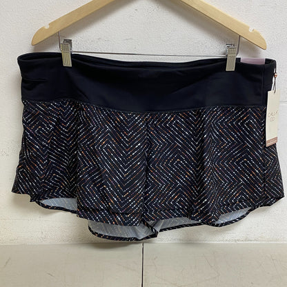 CÙALIA Women's Kick It Up Performance Short LG Mark Making Black WAX12261PRT