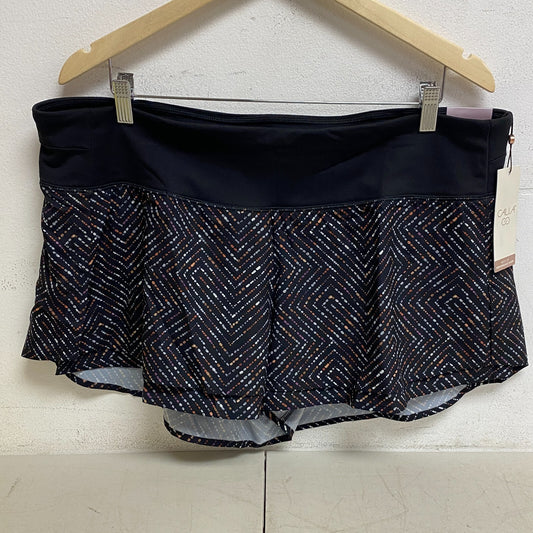 CÙALIA Women's Kick It Up Performance Short LG Mark Making Black WAX12261PRT