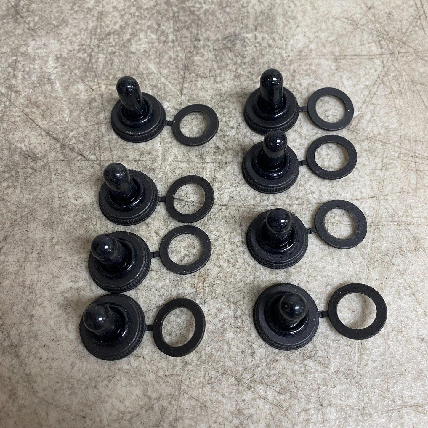 COROTC 12V 20A Waterproof Toggle Switch SPST 2-Pin ON/OFF 8-Pack Universal Car