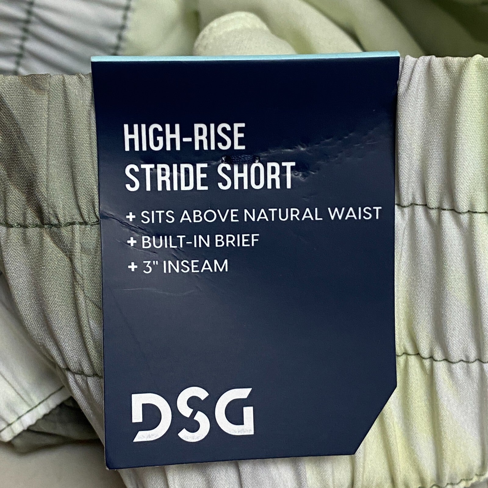 DSG Women's 3â High Rise Stride Multi Wash Effect Shorts Multicolor DAW12327PR